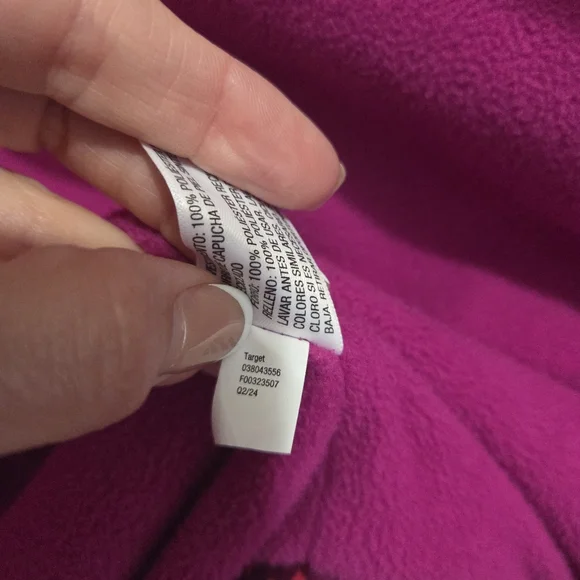 Cat & Jack Girl Magenta Star Print Heavyweight Puffer Winter Snow Jacket Sz XL - Picture 10 of 12